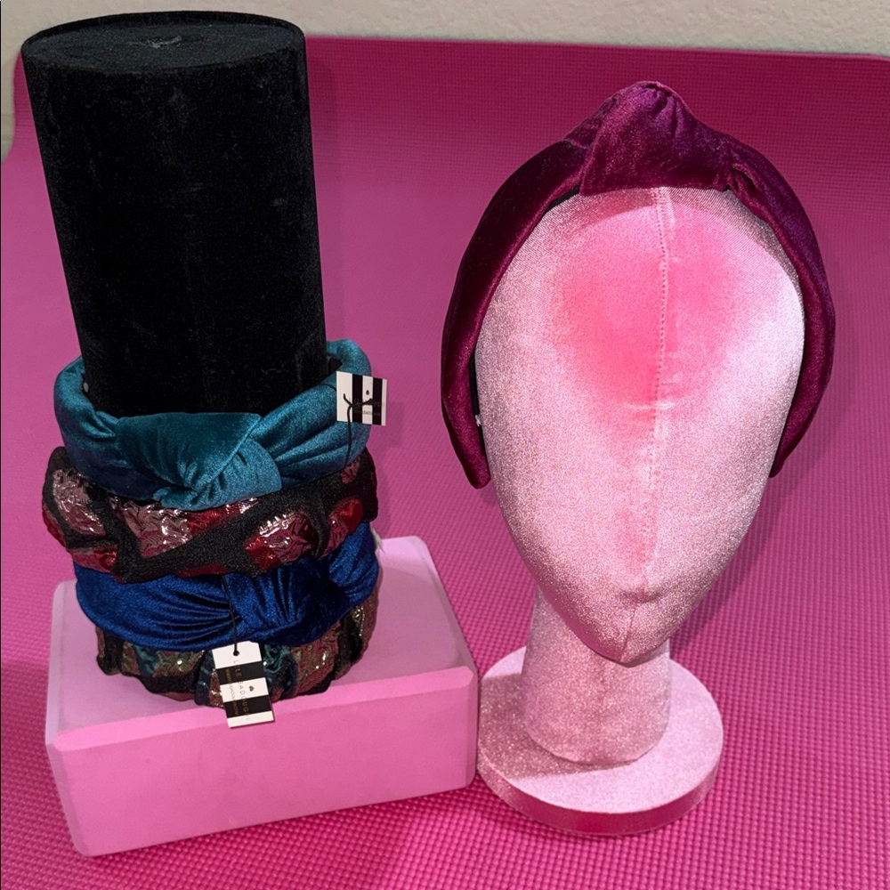 Lele Sadoughi Velvet Knotted Headband (3 Lele Sadought, 2 Anthropology)